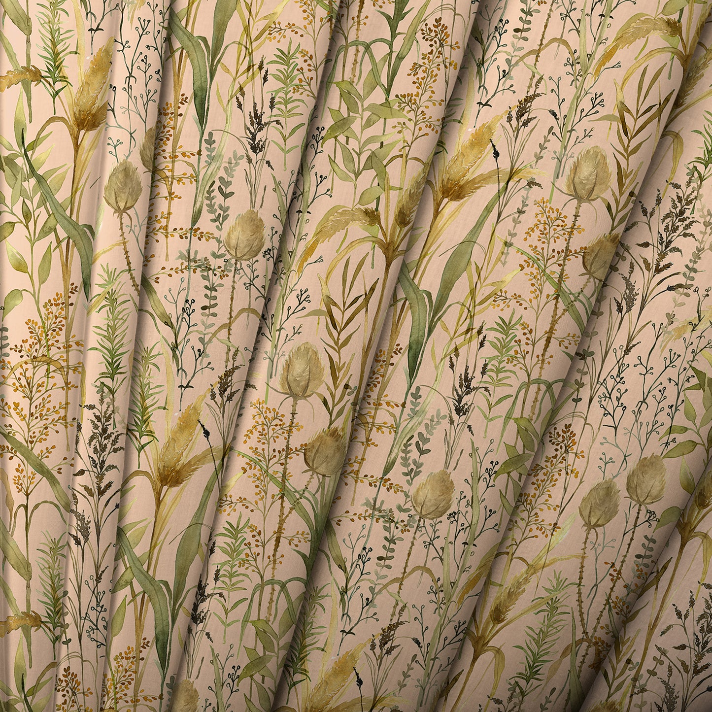 Lydiard 140Cm Fabric Metre Apricot