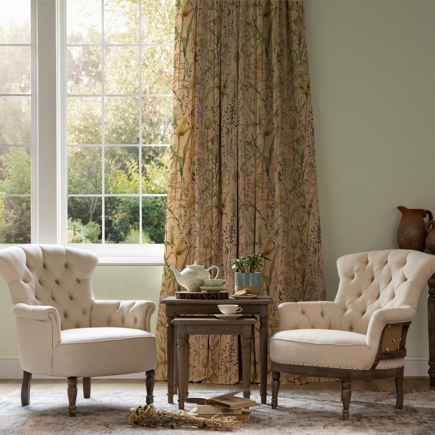 Lydiard 140Cm Fabric Metre Apricot
