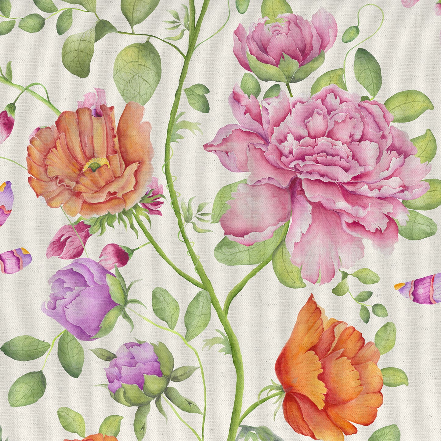 Maisie Fabric Sample - Fuchsia