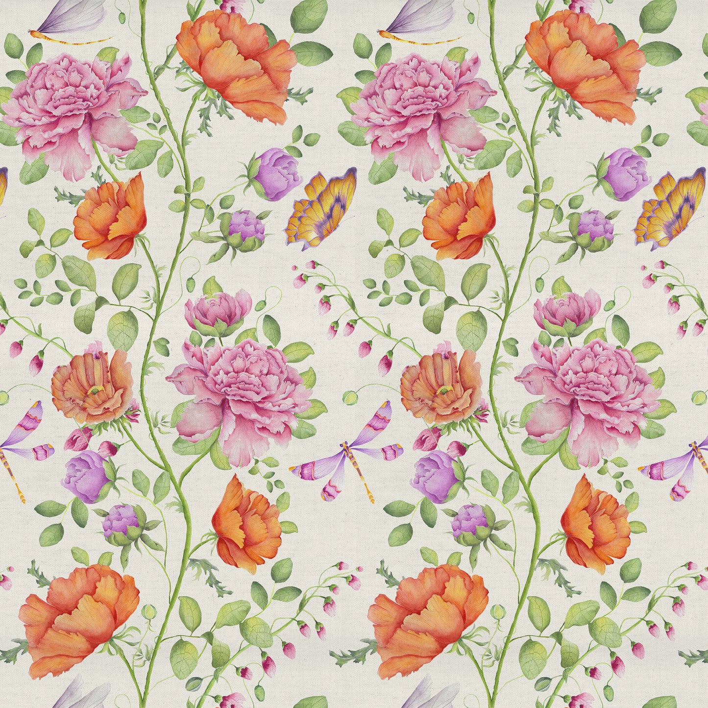 Maisie Fabric Sample - Fuchsia
