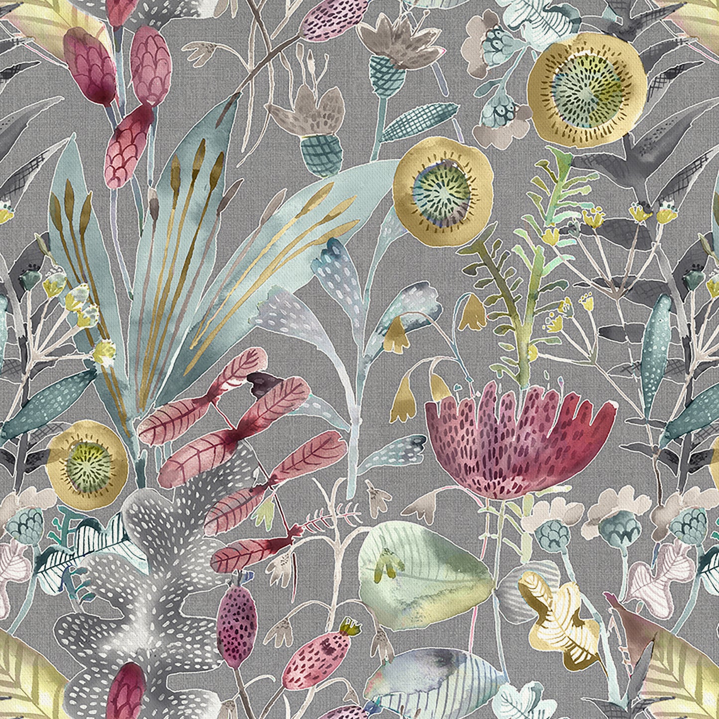 Maizey 147Cm Helena Fabric - Granite Sample