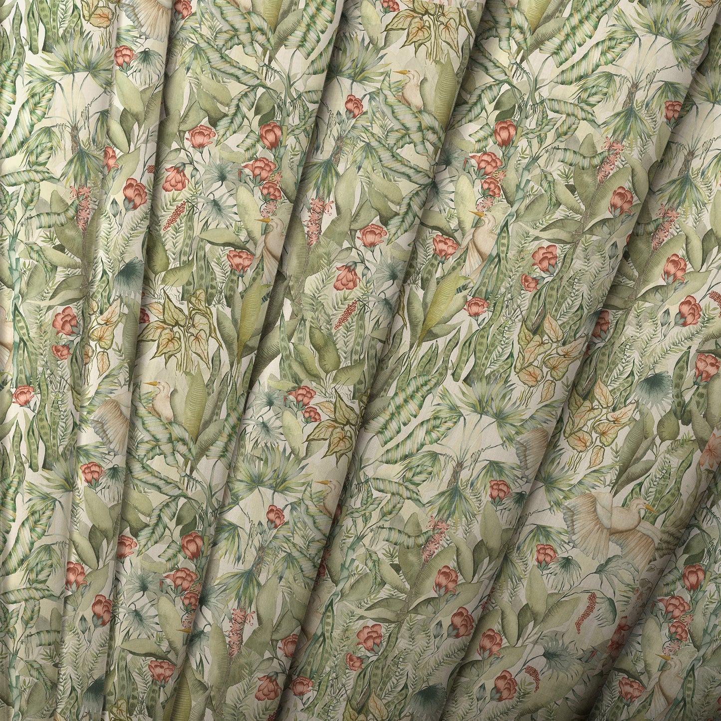 Mangrove 140M Fabric Sample Green