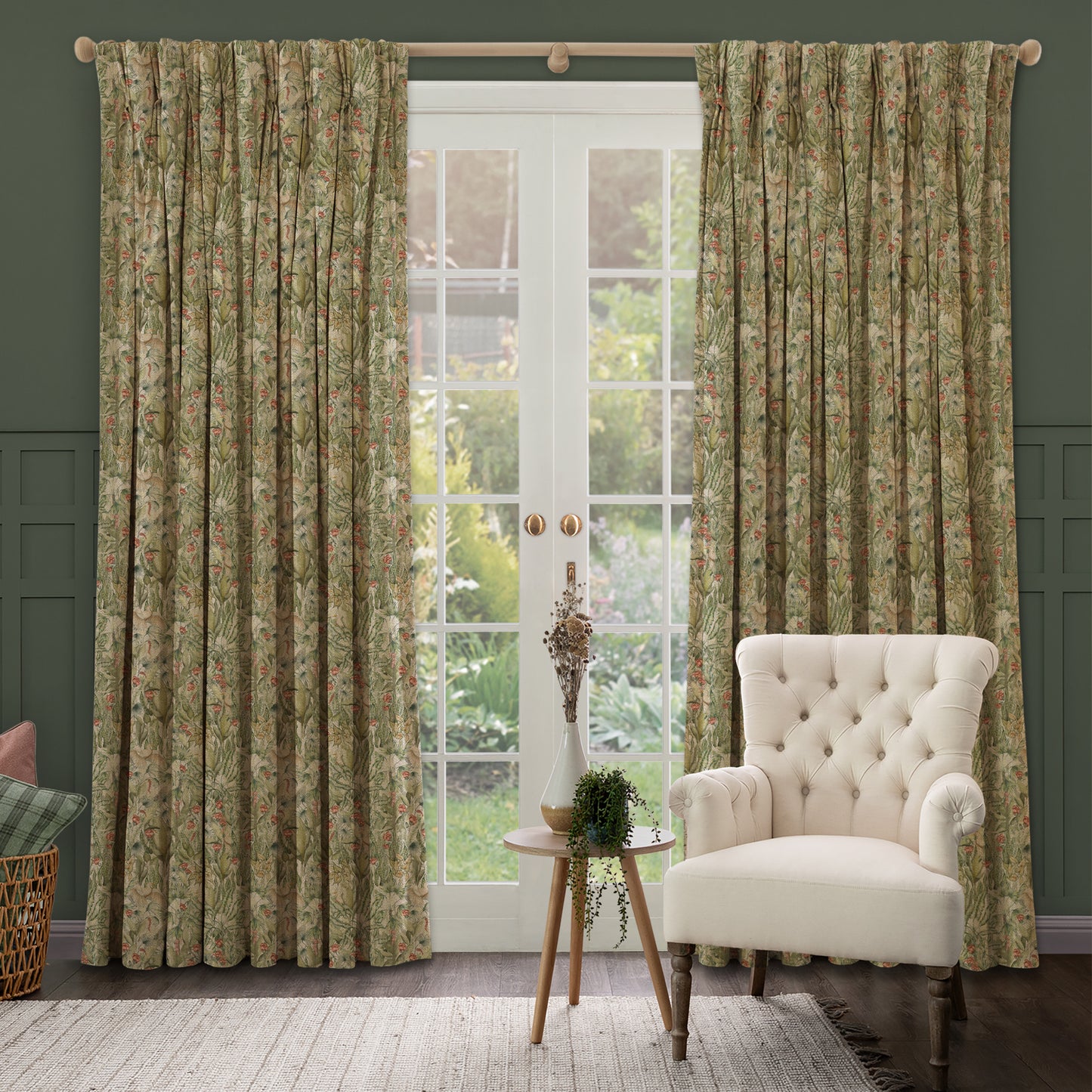 Mangrove 140M Fabric Sample Green