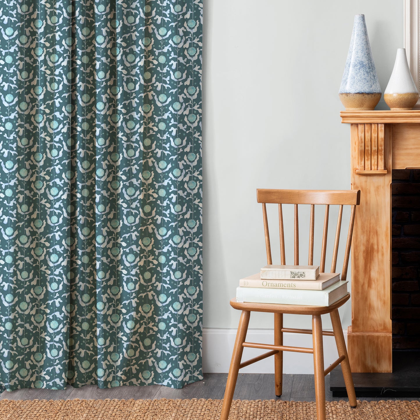 Mariani Fabric Sample - Teal