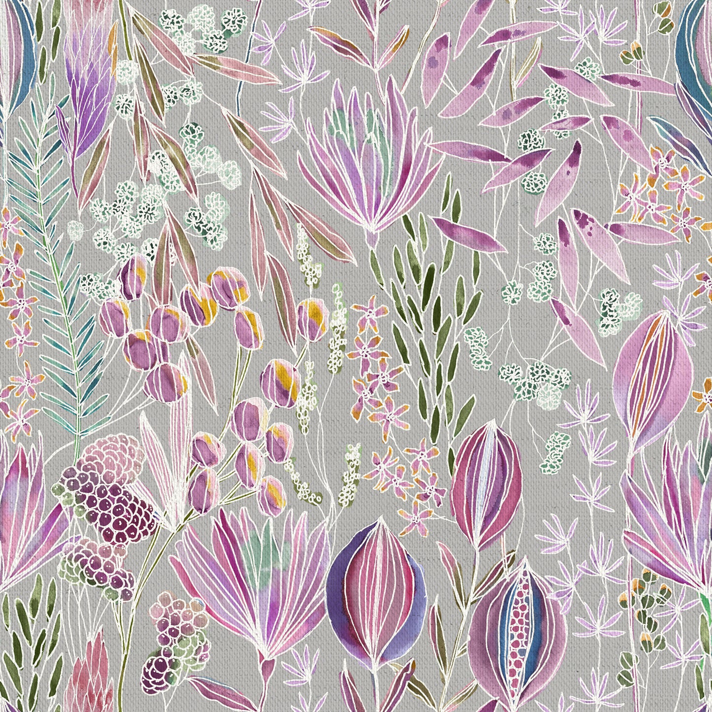 Masina 147Cm Helena Fabric - Dahlia Sample