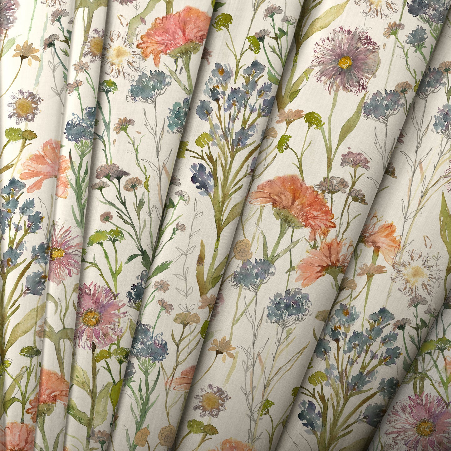 Medmerry Fabric Sample - Apricot