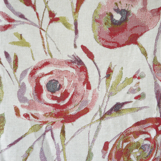 Meerwood 140Cm Fabric Poppy Sample