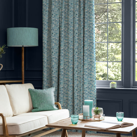 Melia 140Cm Fabric Metre Glacier