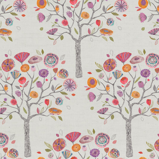Moolyana 140Cm Sasha White Fabric Metre - Autumn