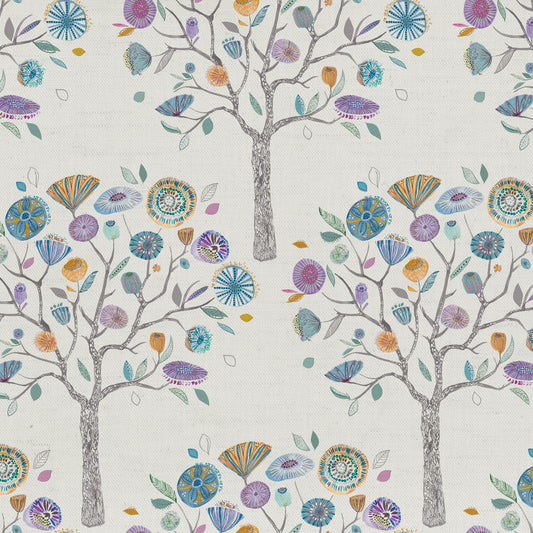 Moolyana 140Cm Sasha White Fabric Metre - Winter