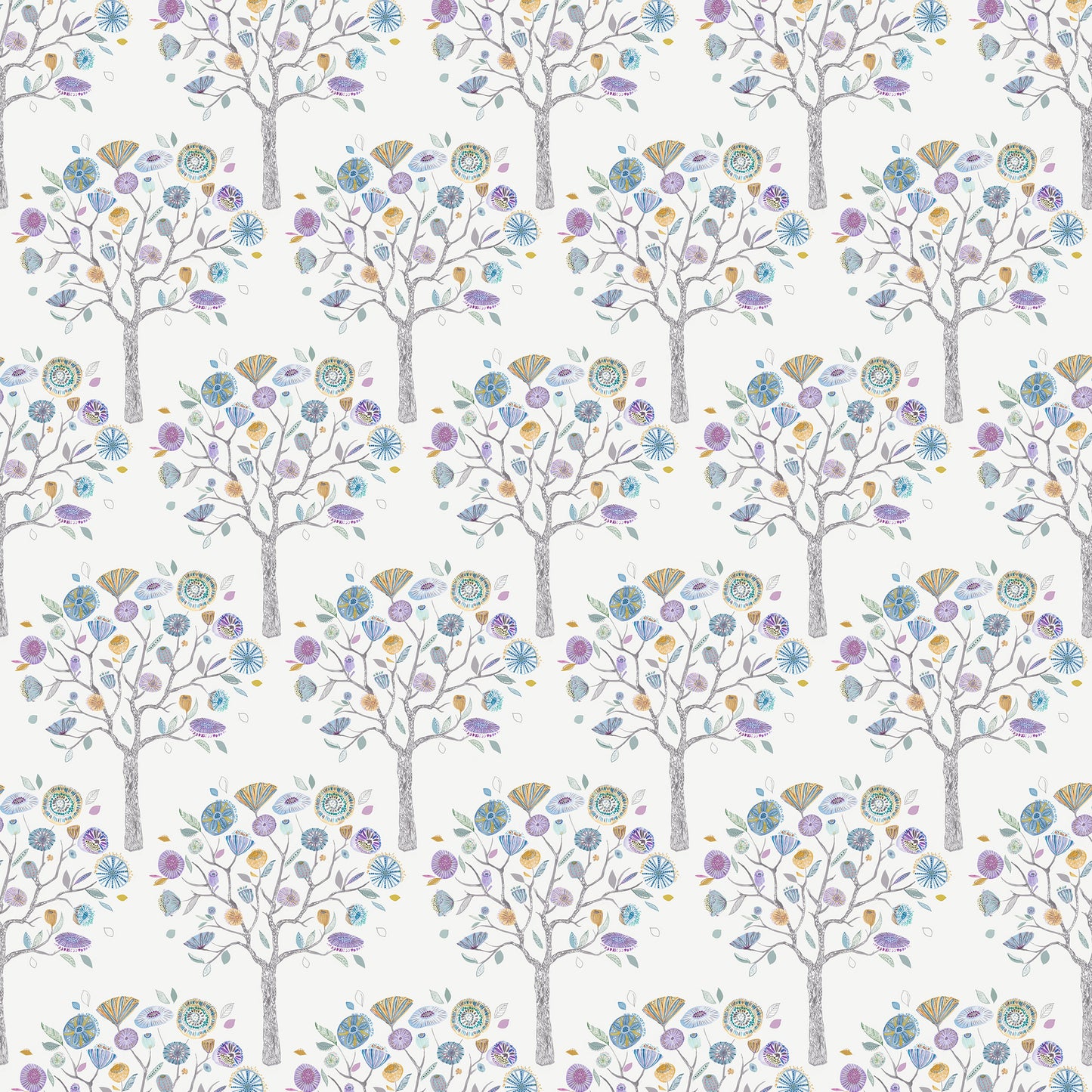 Moolyana 140Cm Sasha White Fabric Metre - Winter