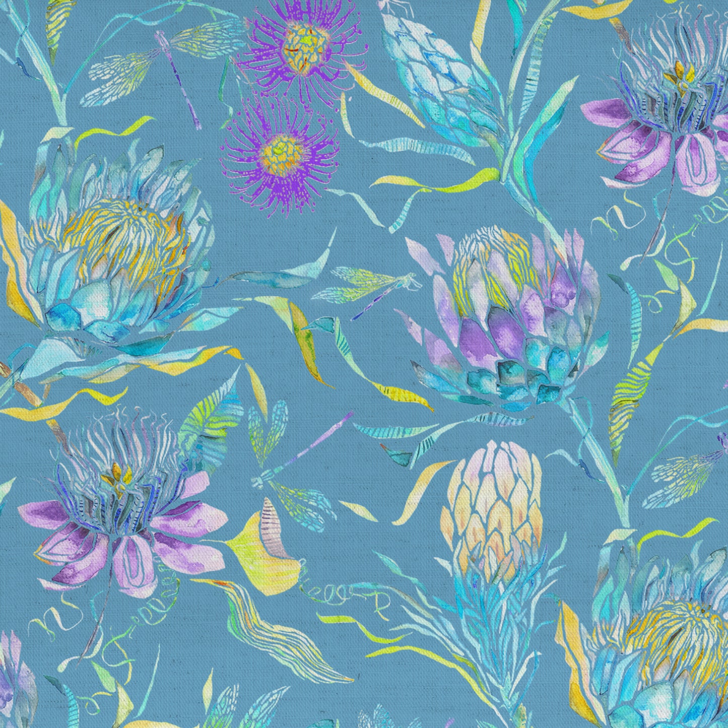 Moorehaven Crafting Cotton 152Cm Dress Fabric - Aqua Sample