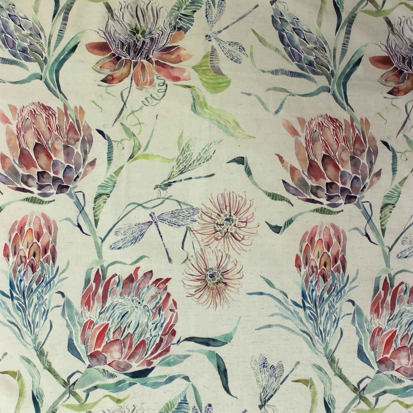 Moorehaven 145Cm Fiona Fabric Metre - Pomegranate