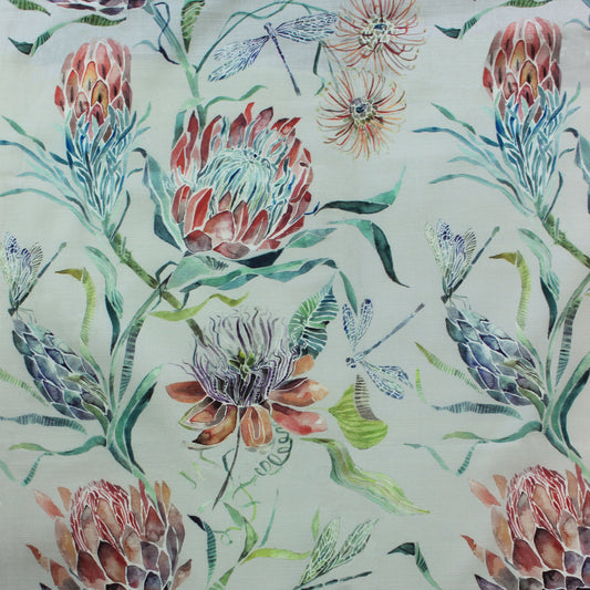 Moorehaven 145Cm Ann Fabric - Silver Sample