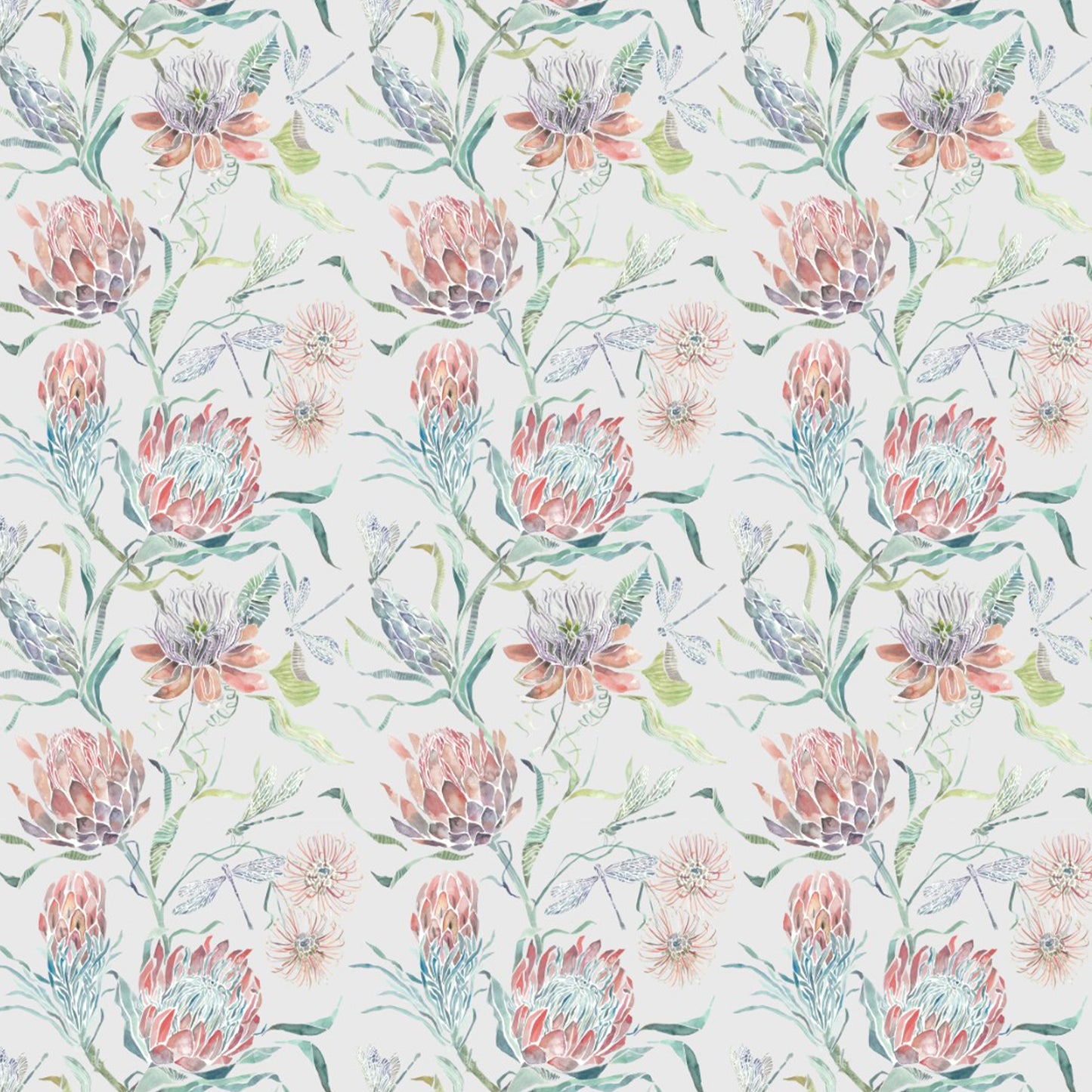 Moorehaven 145Cm Ann Fabric Metre - Silver