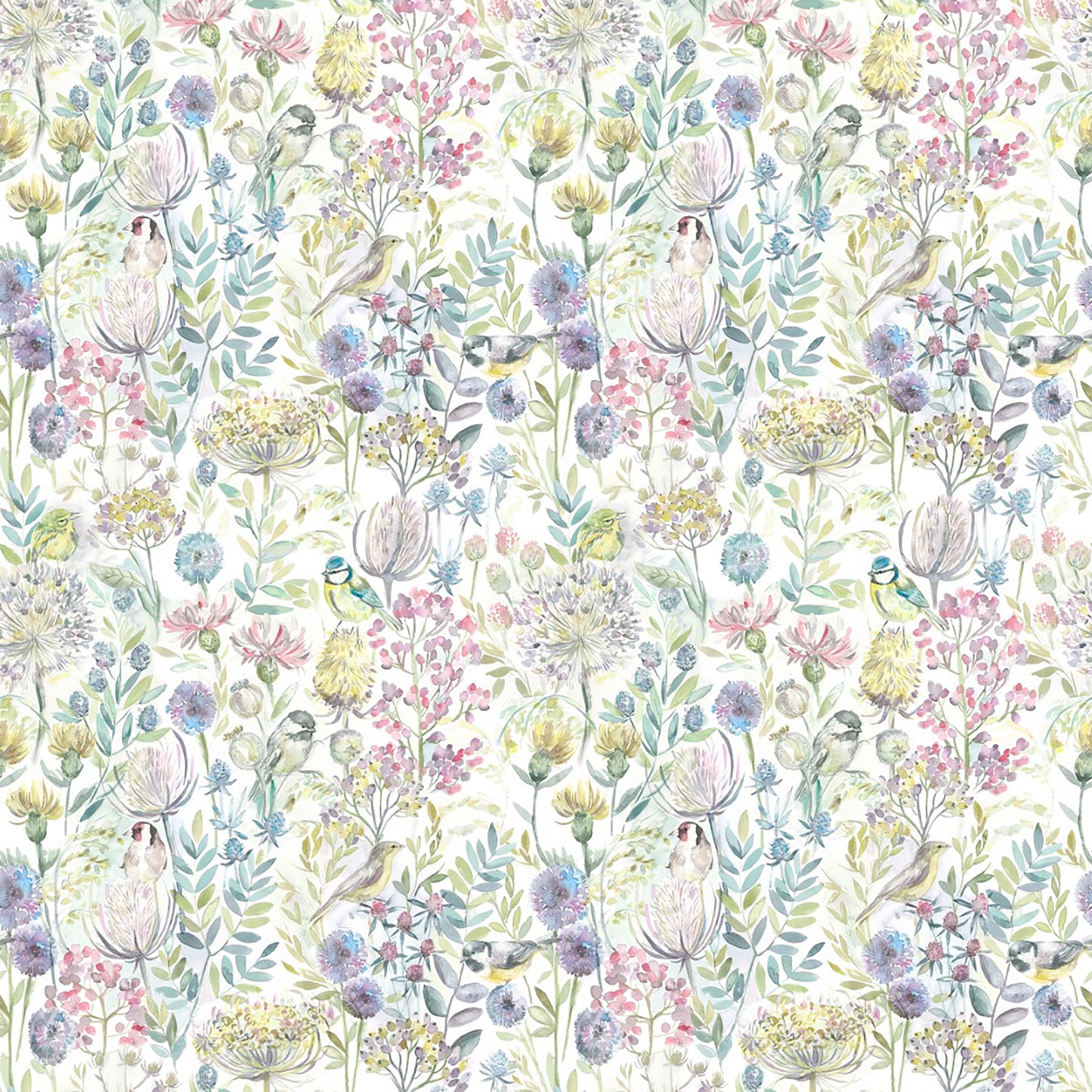 Morning Chorus 140Cm Sasha Linen Fabric Metre - Linen