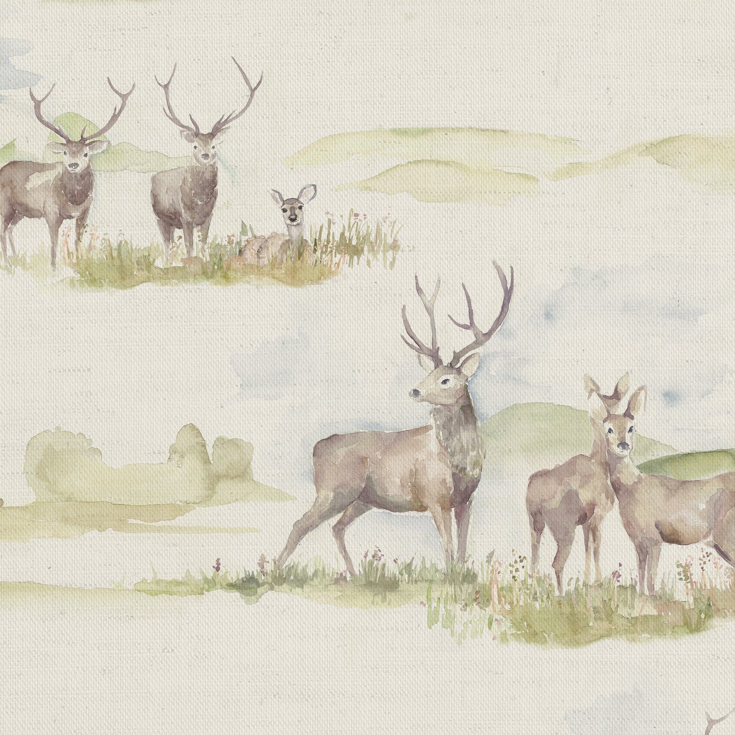 Morrland Stag 140Cm Sasha Linen Fabric Metre - Linen