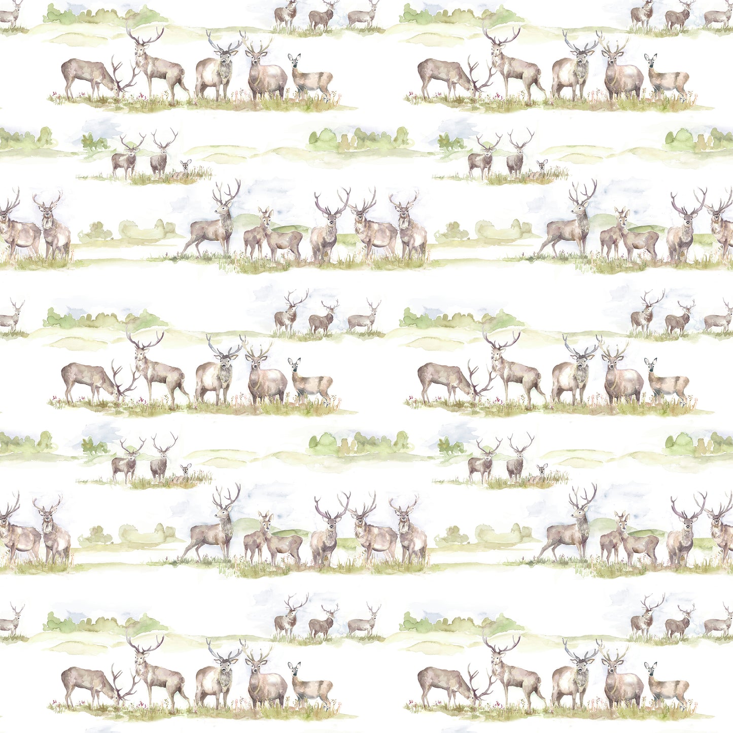 Morrland Stag 140Cm Sasha Linen Fabric Metre - Linen