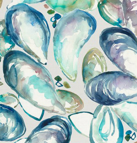 Musselshells 147Cm Helena Fabric - Marine Sample