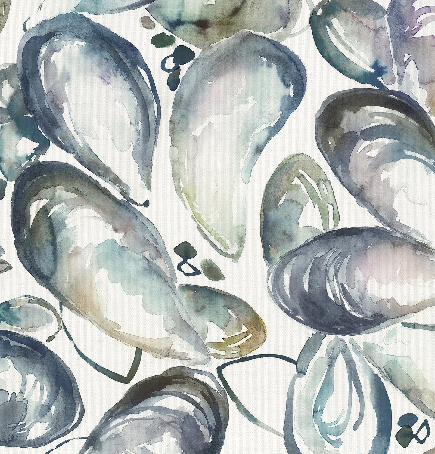 Musselshells 147Cm Helena Fabric - Slate Sample