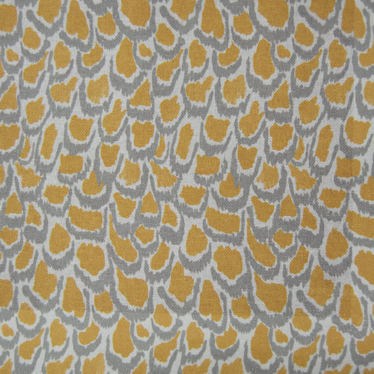 Nada Print 140Cm Sasha White Fabric Metre - Mango