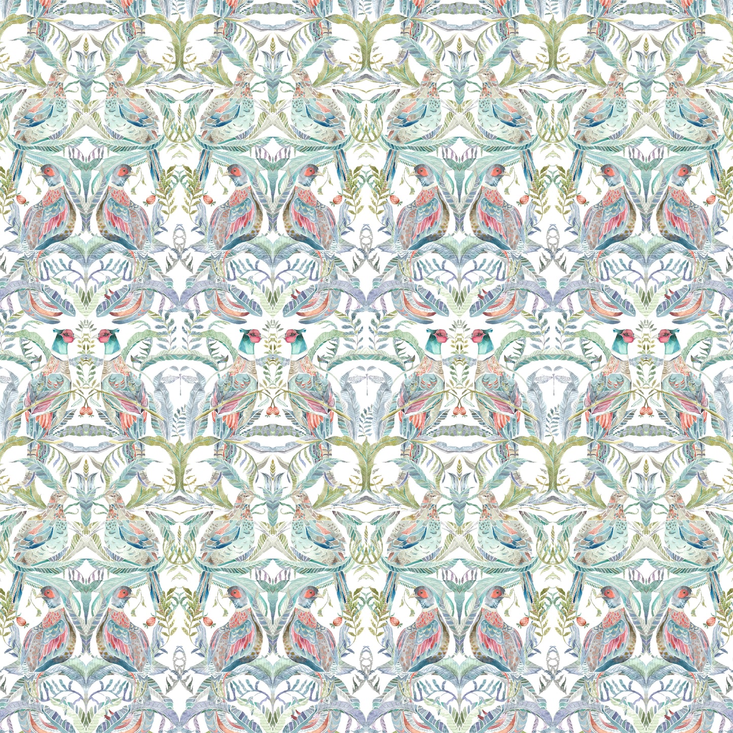 Netherton 145Cm Fiona Fabric - Pomegranate Sample