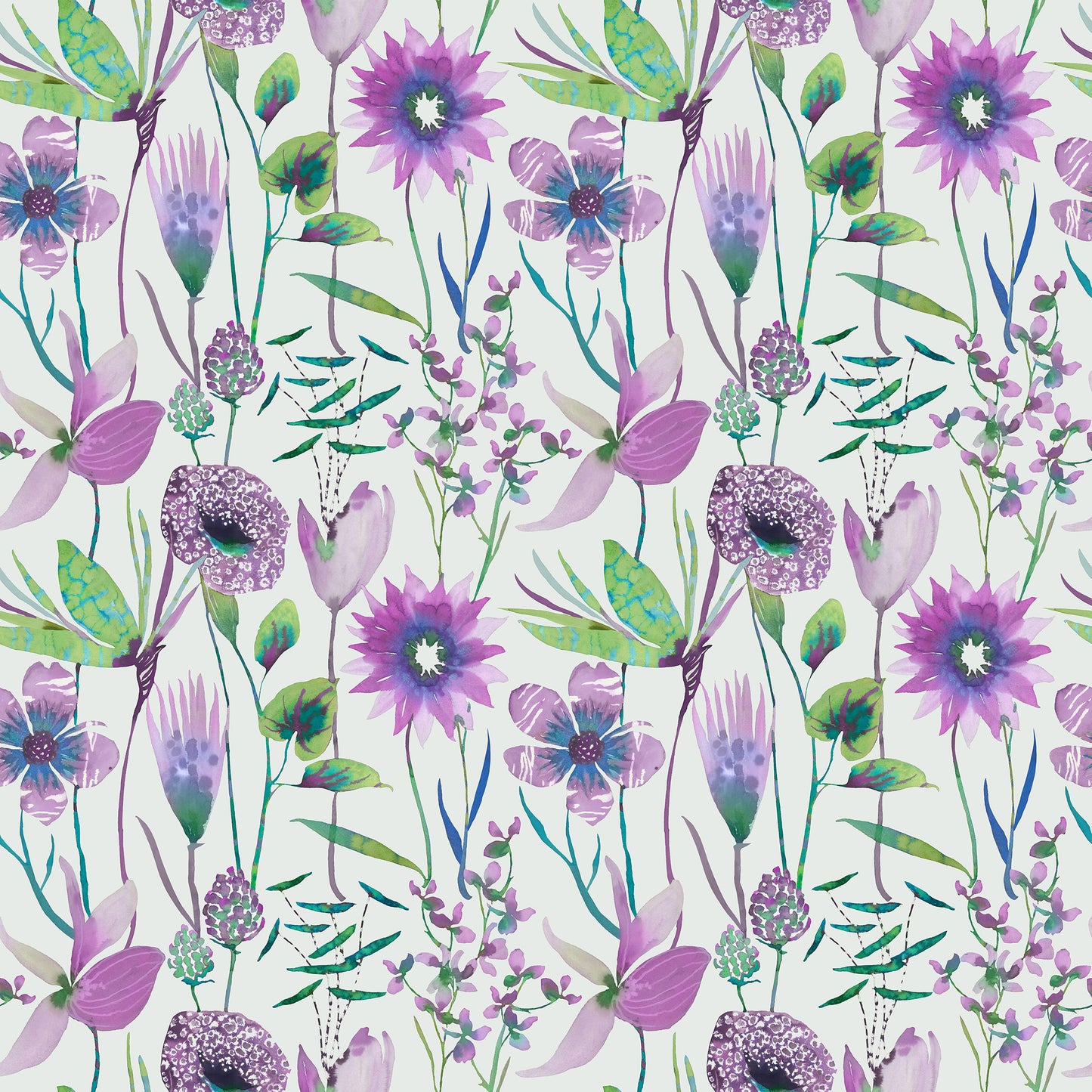Oceania 147Cm Helena Fabric Metre - Aster