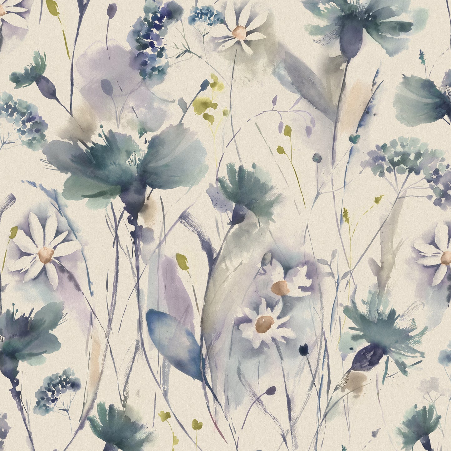 Olearia Linen 145Cm Fiona Fabric Metre - Crocus