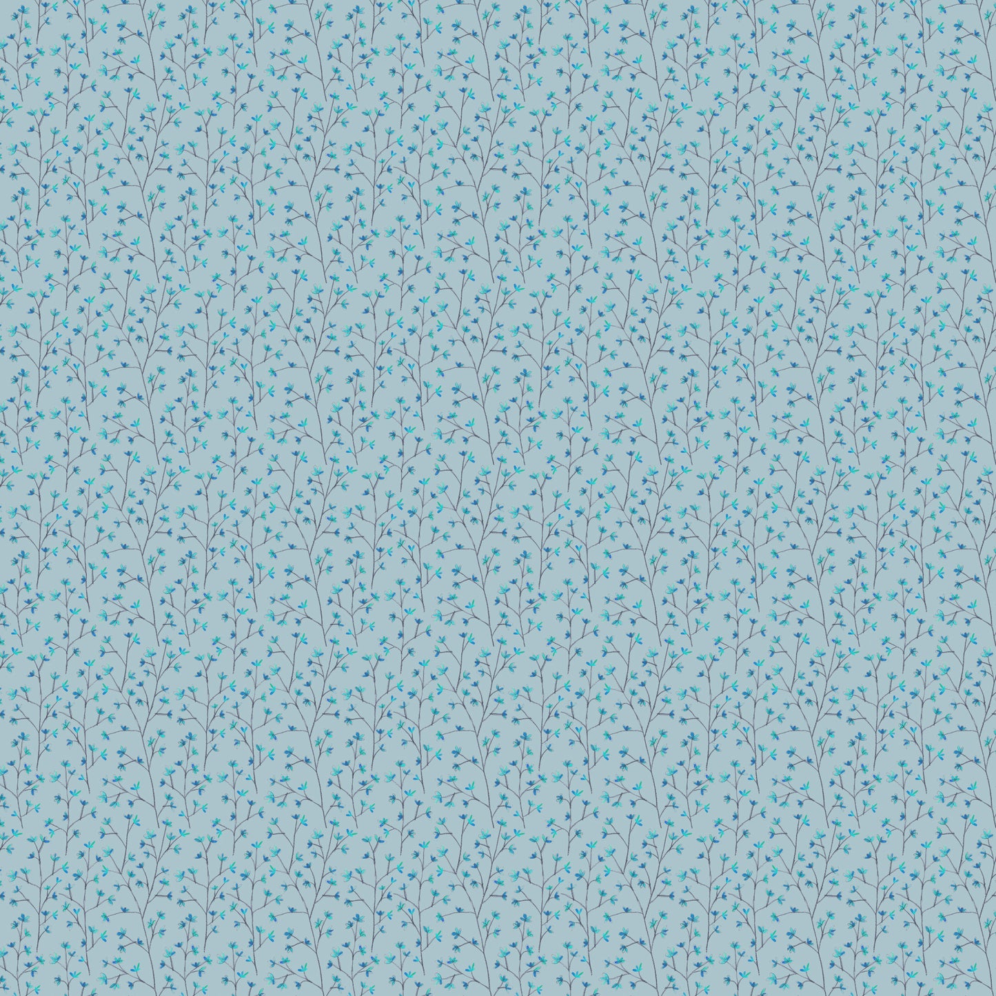 Ophelia Fabric Sample - Cornflower