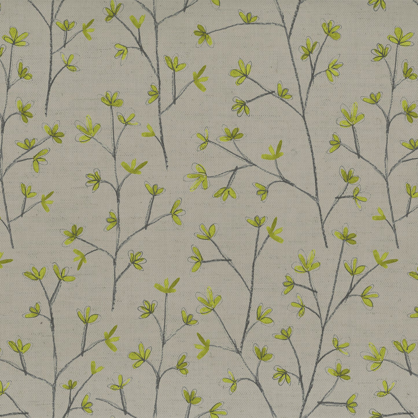 Ophelia Fabric Sample - Lime