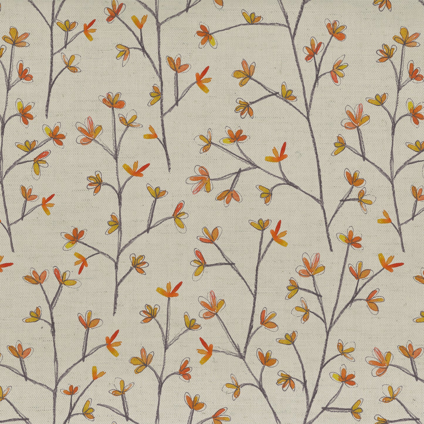 Ophelia 145Cm Fiona Fabric - Russett Linen Sample