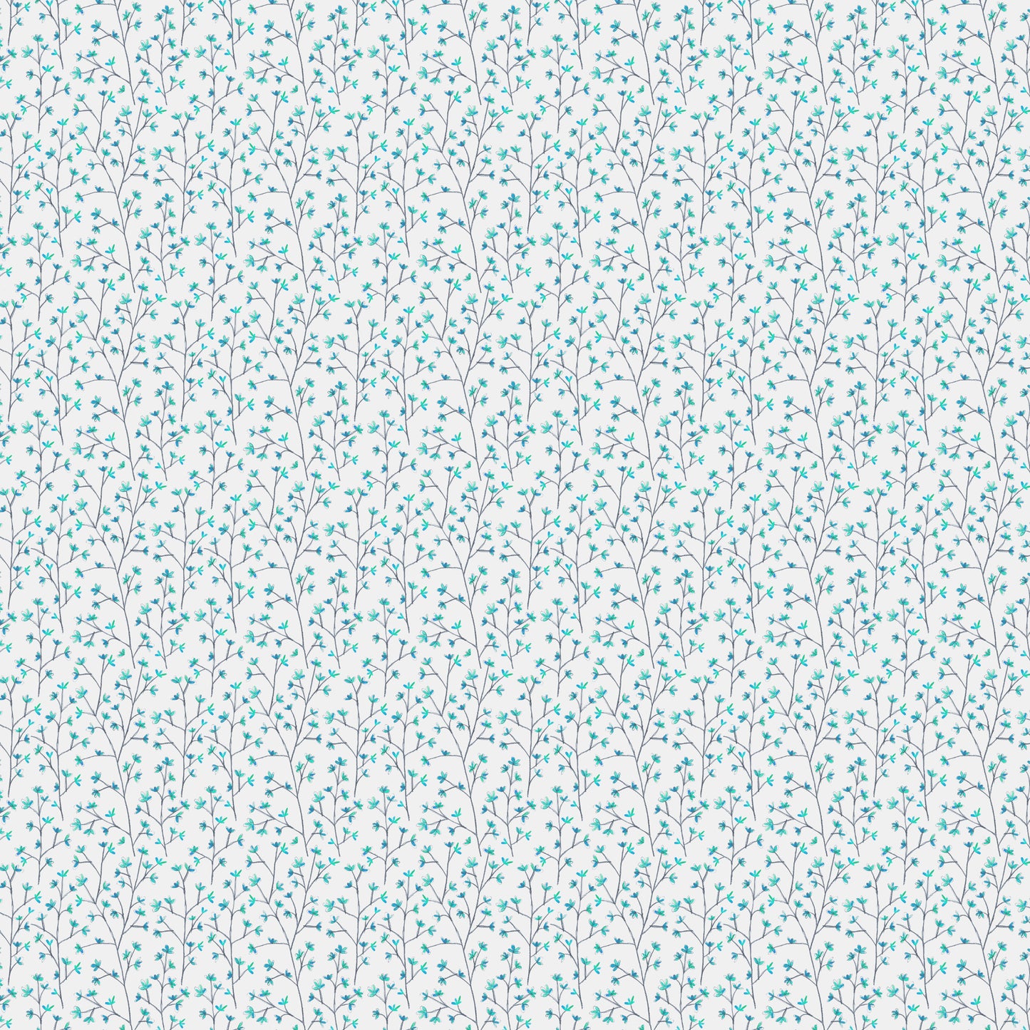 Ophelia Sheer 160Cm Tiree Fabric Metre - Cornflower Cotton
