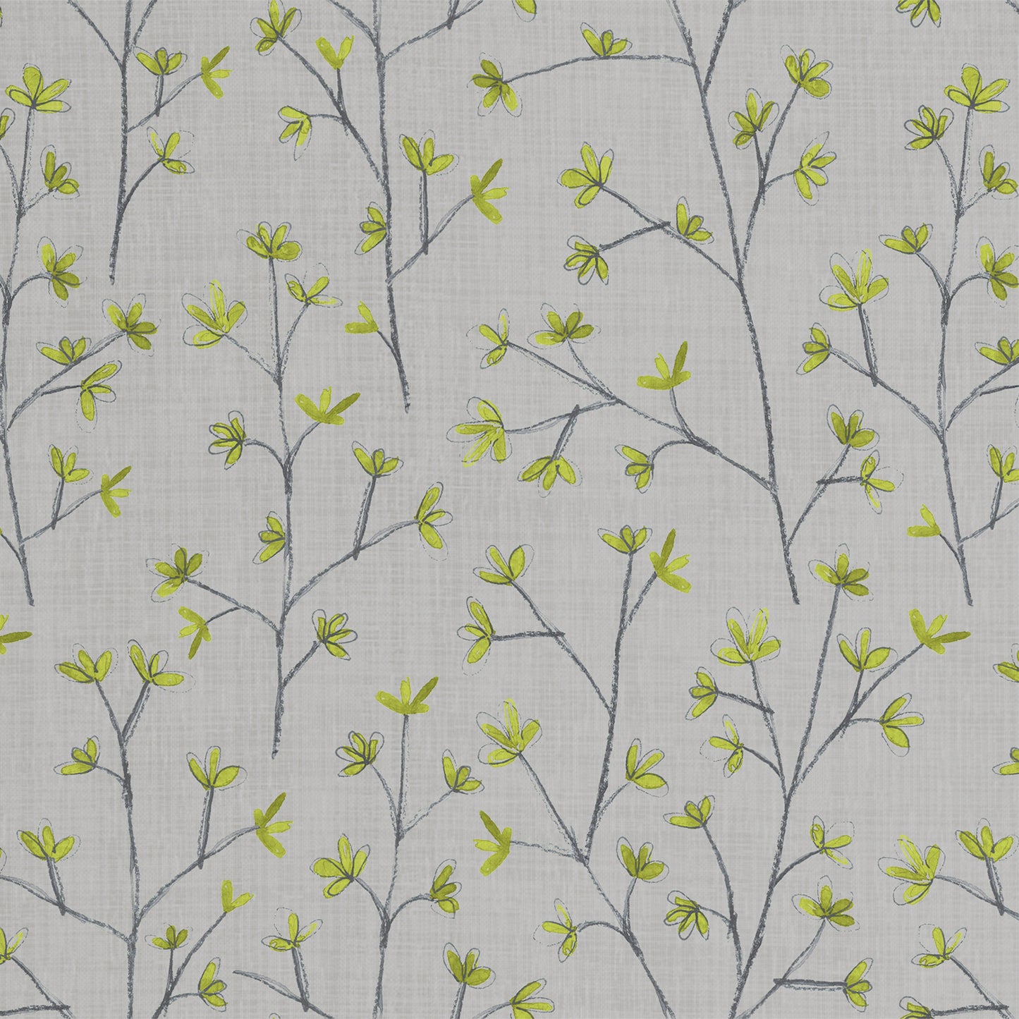 Ophelia Sheer 160Cm Tiree Fabric Metre - Lime