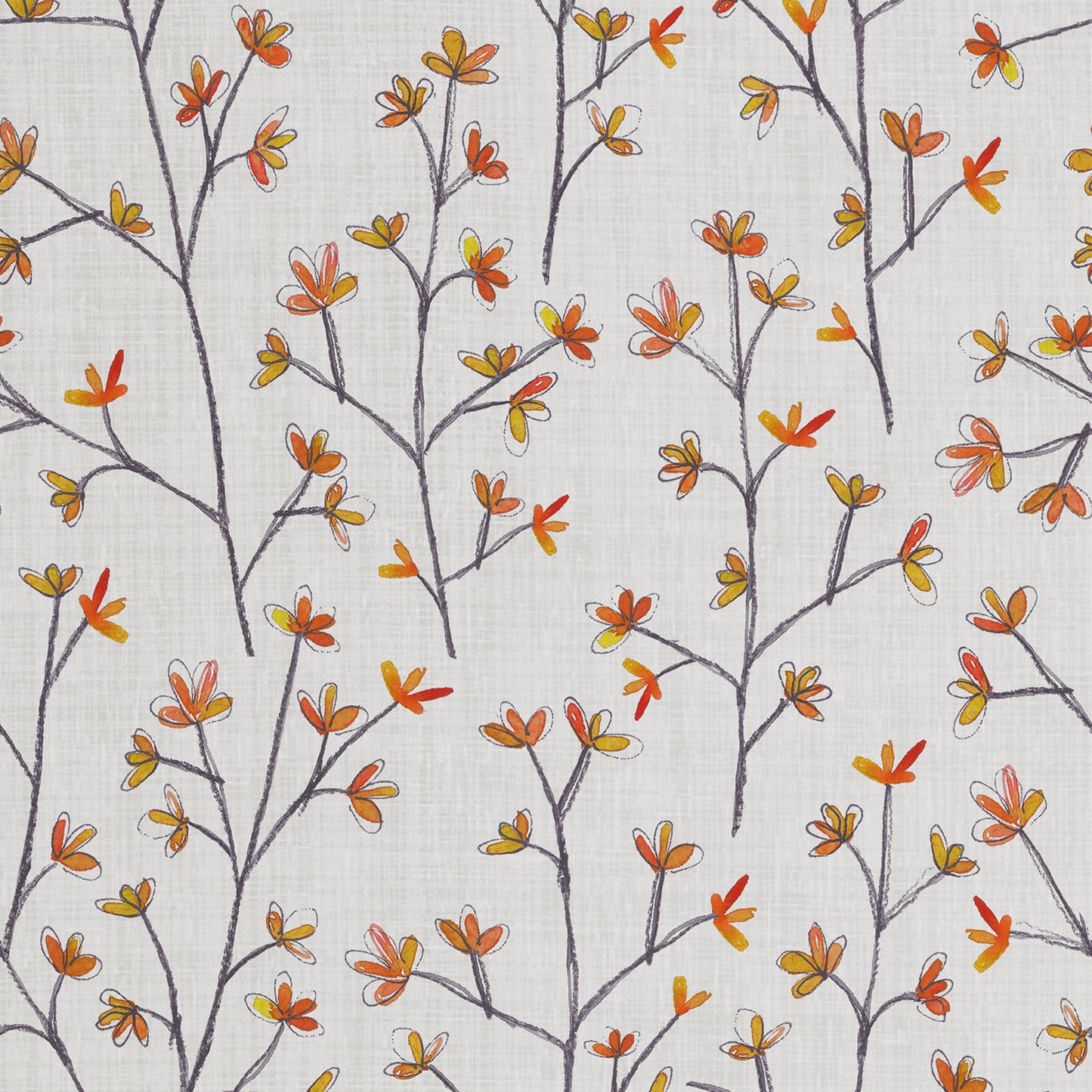 Ophelia Fabric Metre - Russet Cotton Sheer