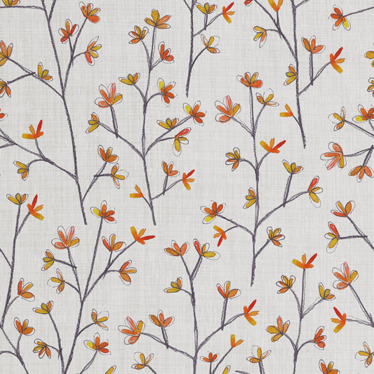 Ophelia Fabric Metre - Russet Cotton Sheer