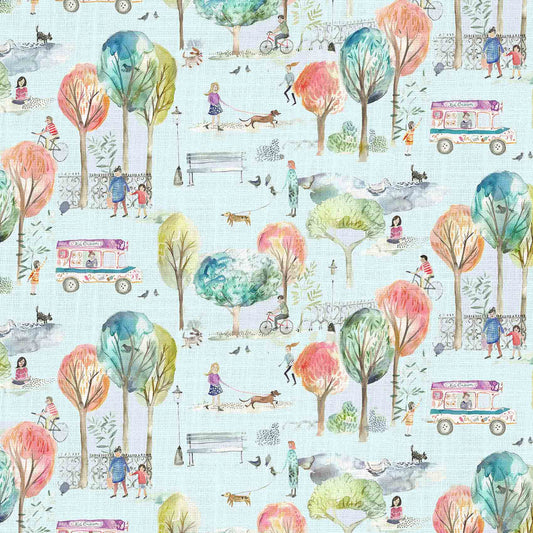 Parklife 145Cm Ann Fabric - Dusk Sample
