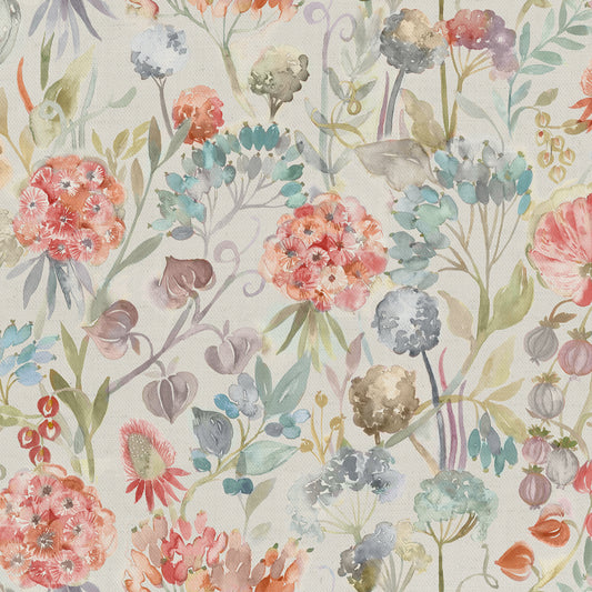 Patrice 145Cm Fiona Fabric Metre - Cinnamon Linen