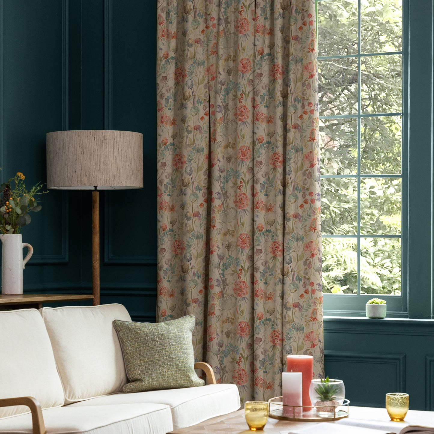 Patrice 145Cm Fiona Fabric Metre - Cinnamon Linen