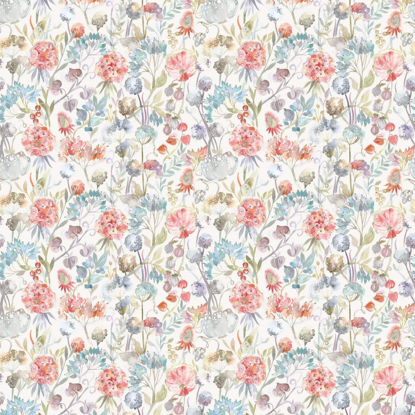 Patrice 145Cm Ann Fabric Metre - Cinnamon Ecru