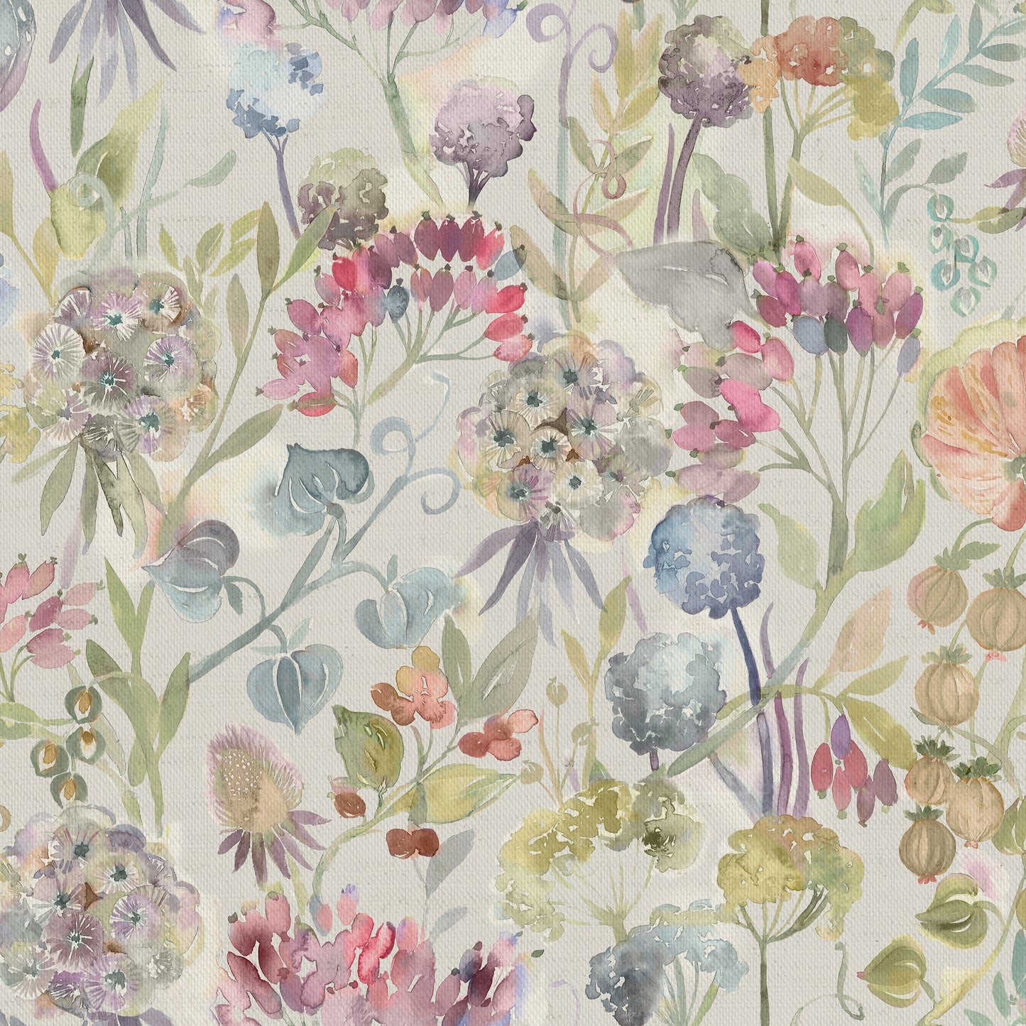 Patrice 145Cm Fiona Fabric Metre - Loganberry Linen
