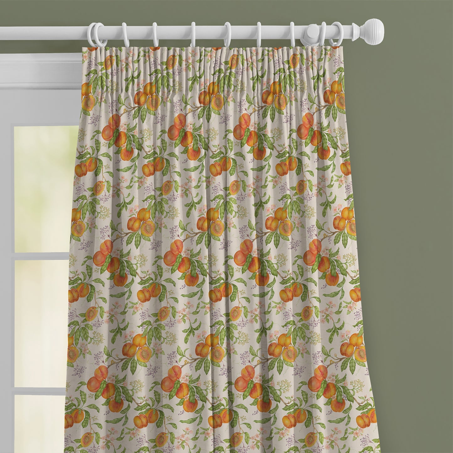 Peach Harvest 140M Fabric Metre Cream