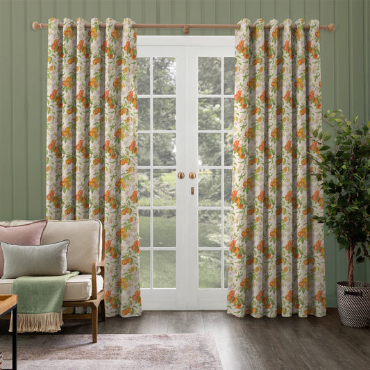 Peach Harvest 140M Fabric Sample Cream