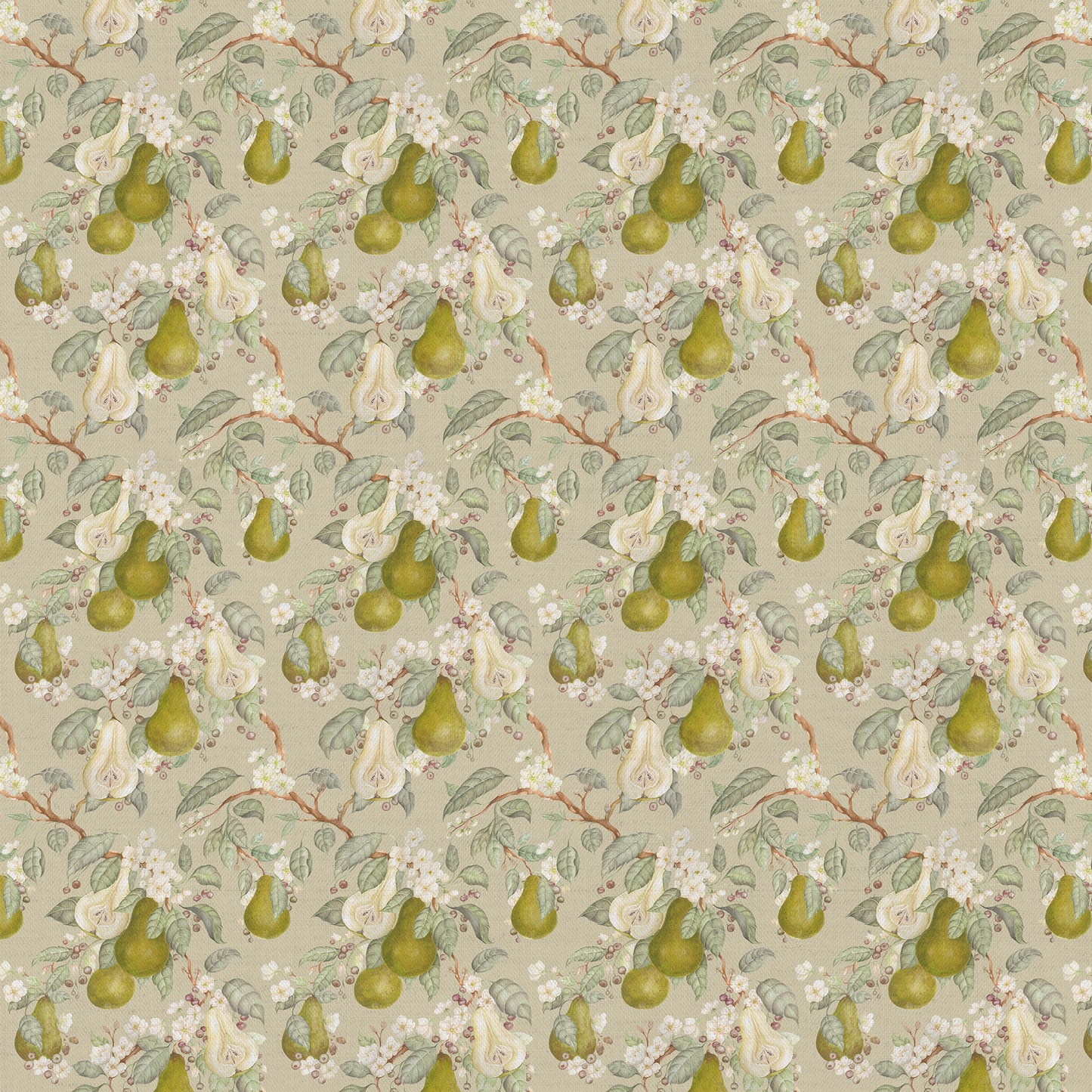 Pear Harvest 140M Fabric Metre Hazel