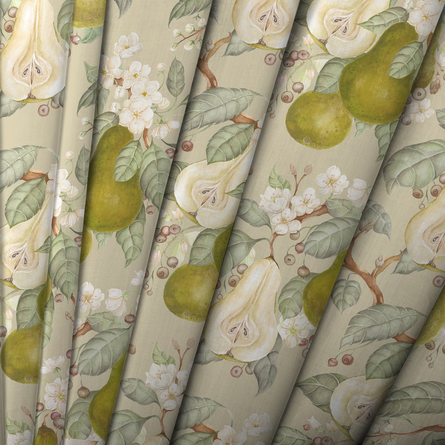 Pear Harvest 140M Fabric Metre Hazel