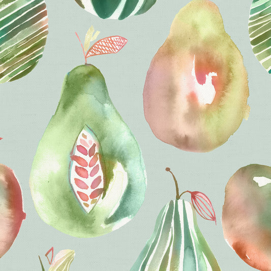 Pears Harvest Oil Cloth Metre