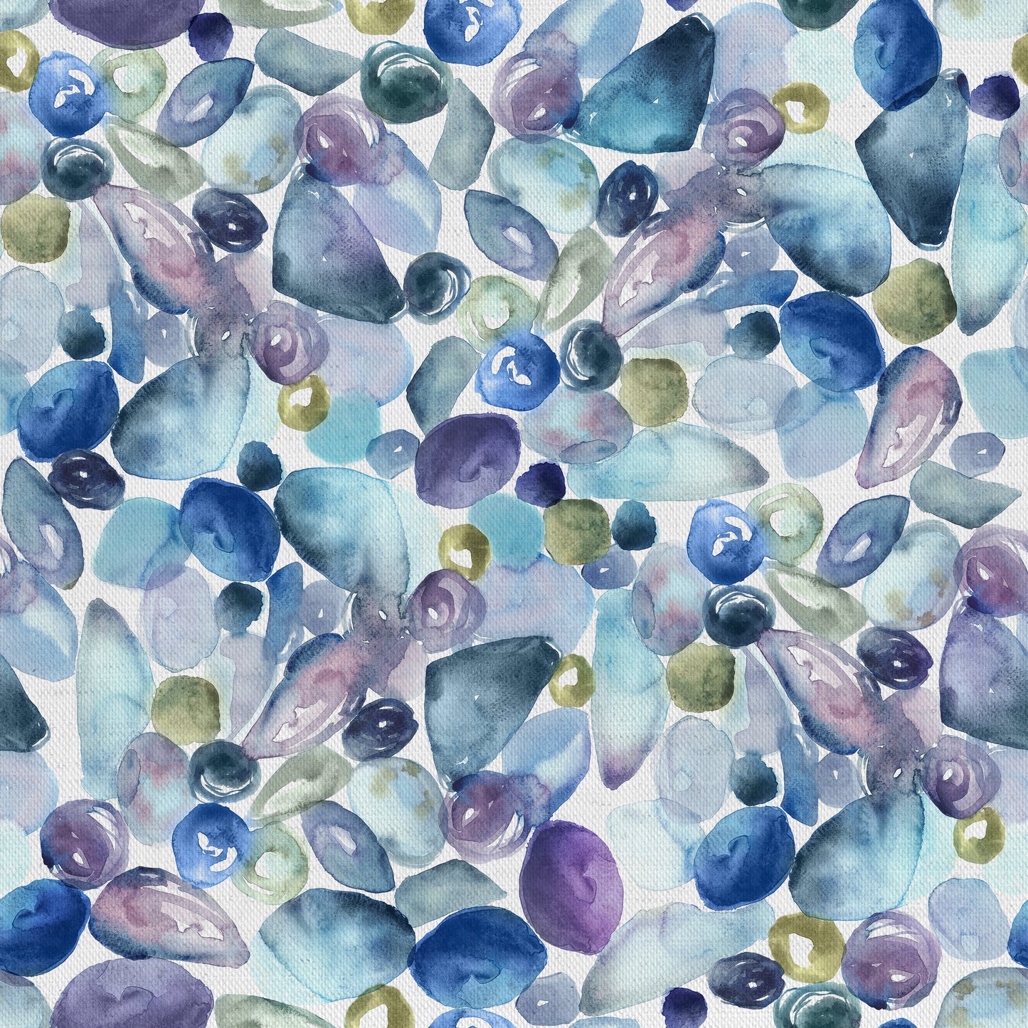 Pebble Shores 147Cm Helena Fabric - Marine Sample