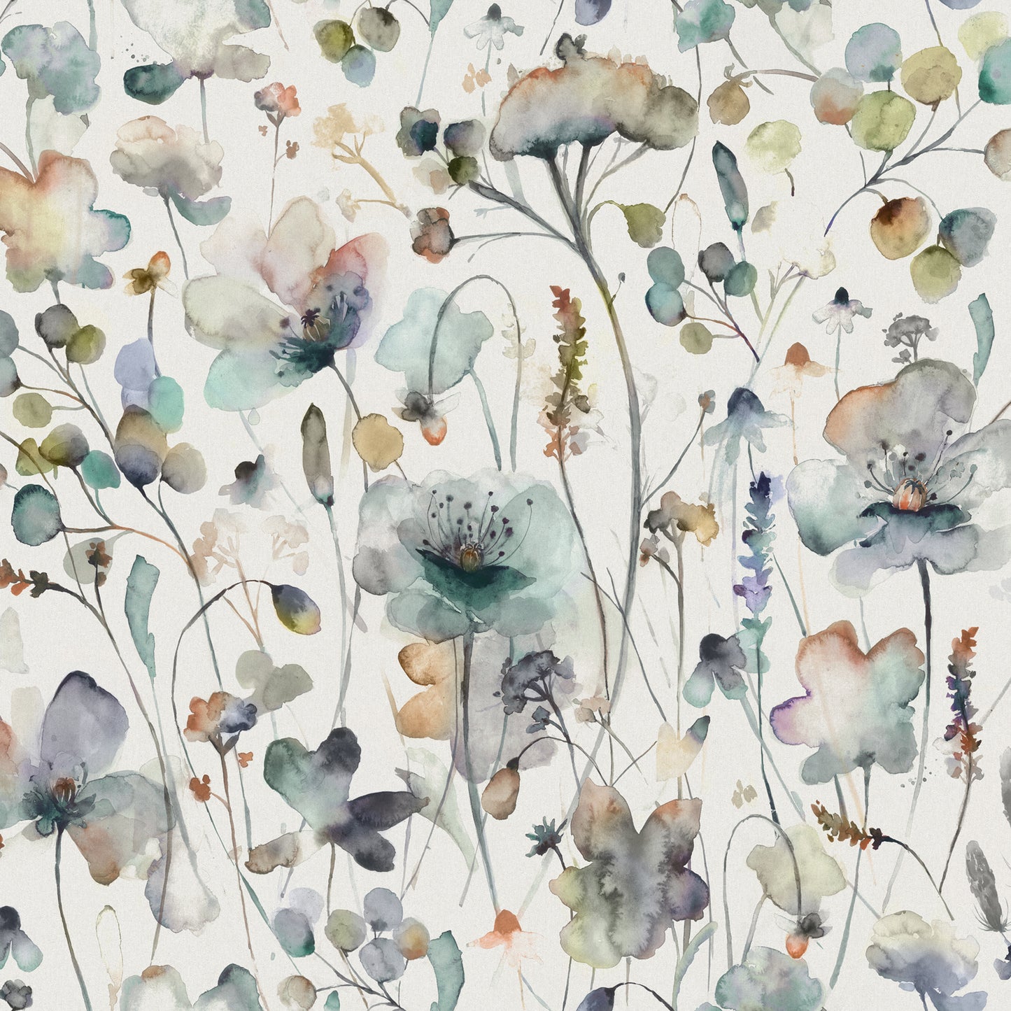 Pimelea 145Cm Ann Fabric Metre - Coral Cloud Cream