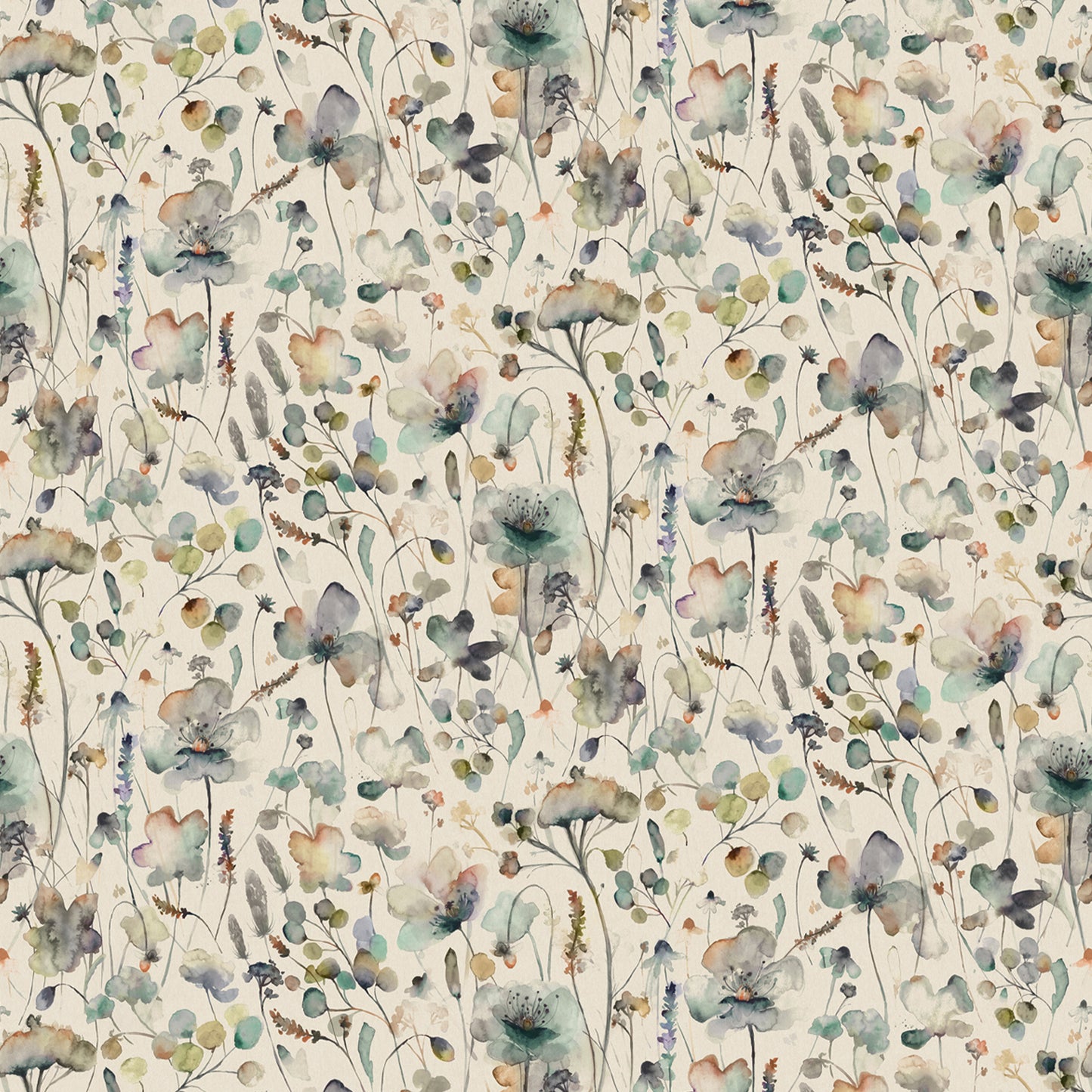Pimelea Fabric Sample - Coral Cloud Linen