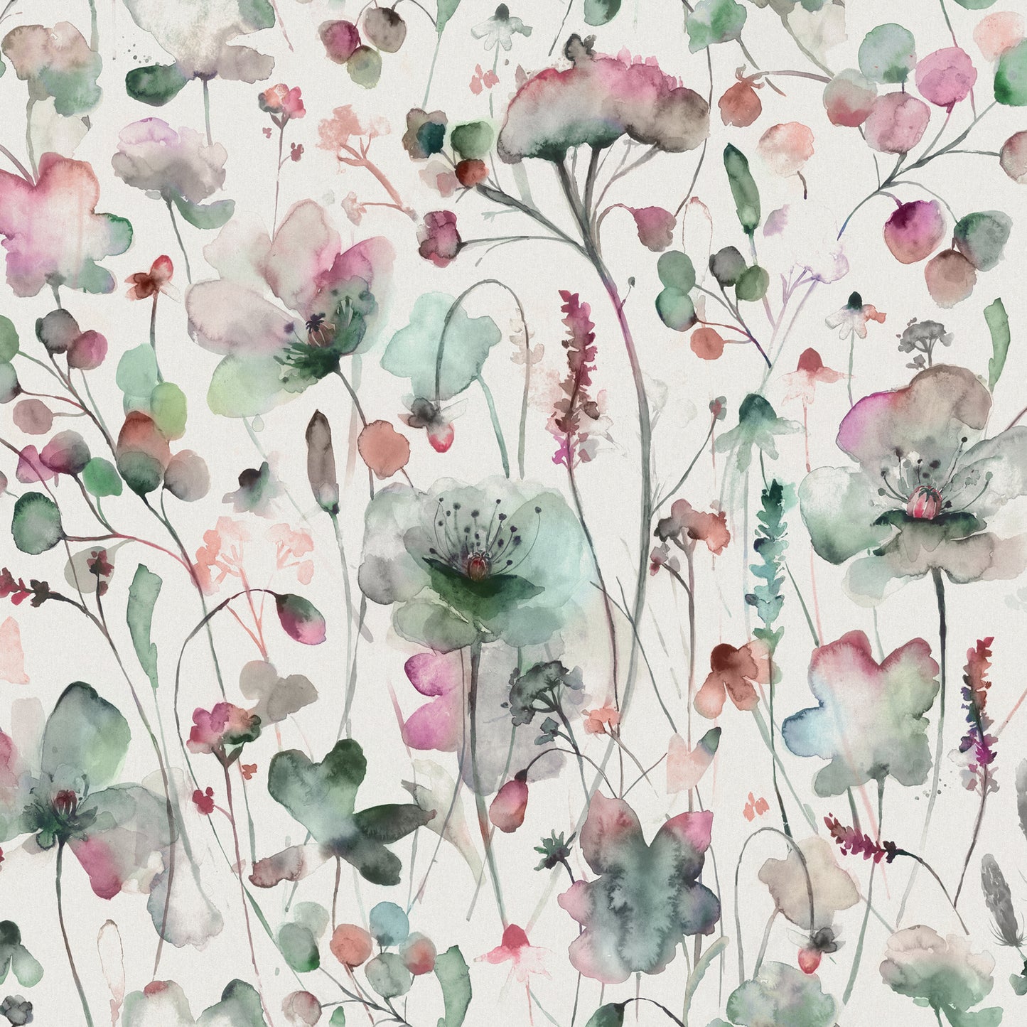 Pimelea 145Cm Ann Fabric Metre - Meadow Cream