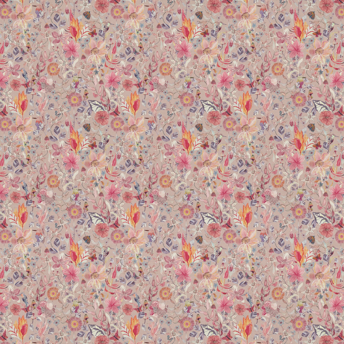 Primrose 140Cm Fabric Metre Blush